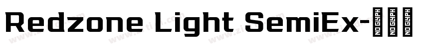 Redzone Light SemiEx字体转换
